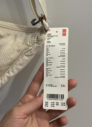 Бананка uniqlo вельветова нова 2