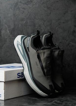 Кросівки чоловічі salomon odyssey elmt gore-tex black khaki 2
