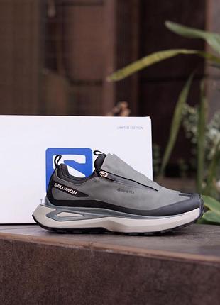 Кросівки чоловічі salomon odyssey elmt gore-tex black khaki 10