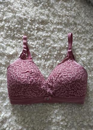 Бра бюстгалтер hunkemoller 80 e пудрово рожевий