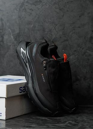 Кроссовки мужские salomon odyssey elmt gore-tex black orange 2