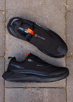 Кроссовки мужские salomon odyssey elmt gore-tex black orange 6
