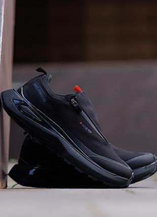 Кроссовки мужские salomon odyssey elmt gore-tex black orange