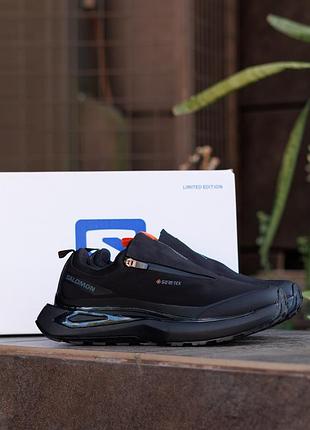Кроссовки мужские salomon odyssey elmt gore-tex black orange 7