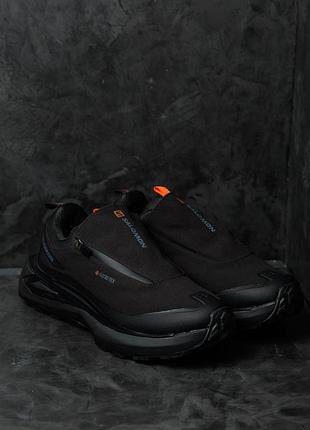 Кроссовки мужские salomon odyssey elmt gore-tex black orange 10