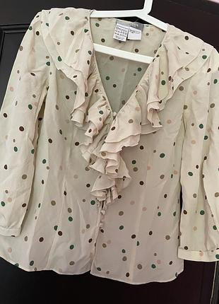 Шелковая блуза maxmara 3