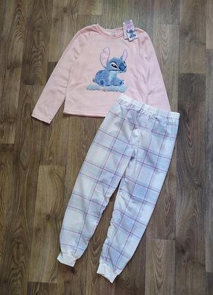Флисовая пижама стуч от primark стэчь