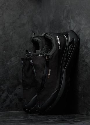Кросівки чоловічі salomon odyssey elmt gore-tex black white 2