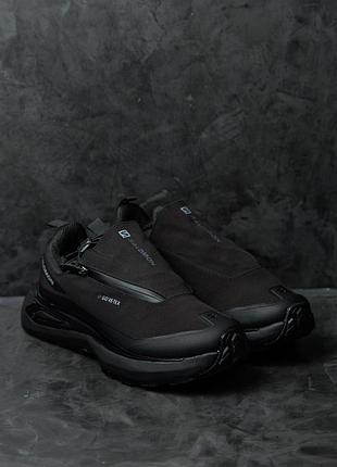 Кросівки чоловічі salomon odyssey elmt gore-tex black white 3