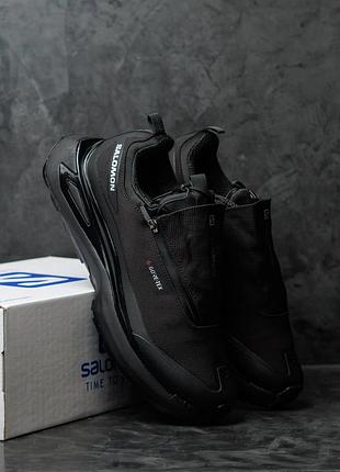 Кросівки чоловічі salomon odyssey elmt gore-tex black white 5
