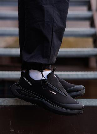 Кросівки чоловічі salomon odyssey elmt gore-tex black white 10