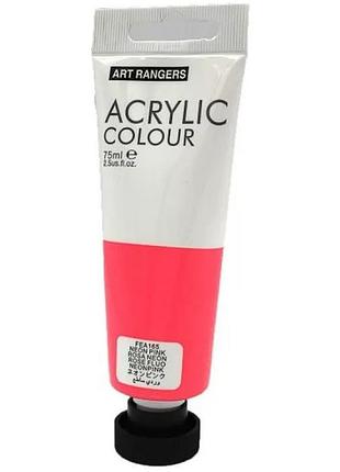 Акрилова фарба art ranger "pink" пласт туб 75мл