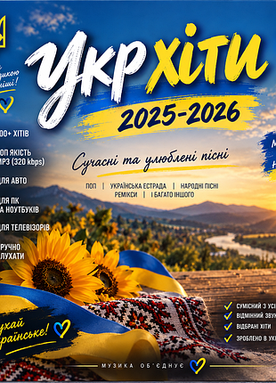 Mp3 диск с украинской музыкой