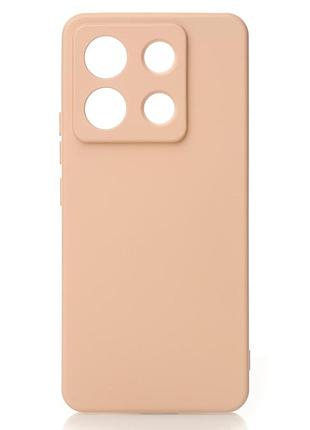 Силіконовий чохол soft silicone case для xiaomi redmi note 13 pro 5g/poco x6 5g (без лого) пудра