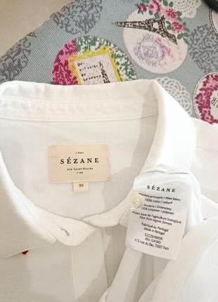 Белая рубашка в сердечки sezane 6