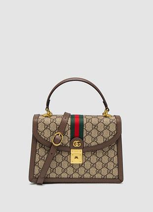 💎 gucci ophidia medium top handle bag 24 х 17.5 х 9 см