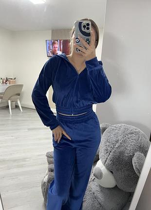 Велюровий костюм💙 2