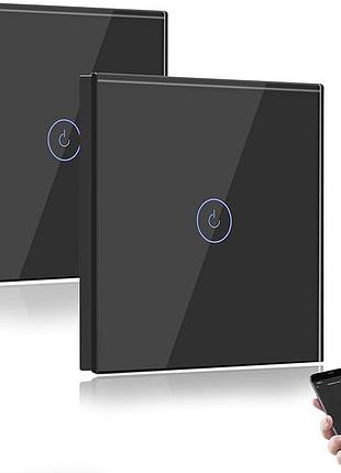 2 шт. умный выключатель света bseed switch & socket melody-m1-2411 однопозиционный сенсорный выключатель света