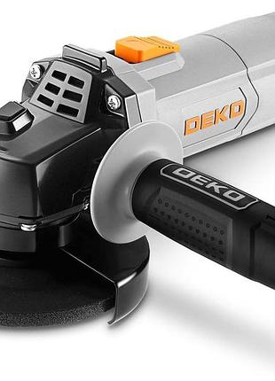 Кутова шліфувальна машина 115 мм deko 750w angle grinder dkpgagd075c1 кутова шліфувальна машина
