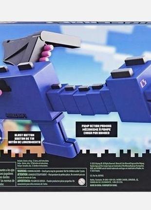 Бластер nerf minecraft ender dragon з 12 дротиками 3