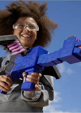 Бластер nerf minecraft ender dragon з 12 дротиками 4