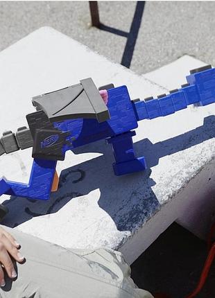 Бластер nerf minecraft ender dragon з 12 дротиками 6