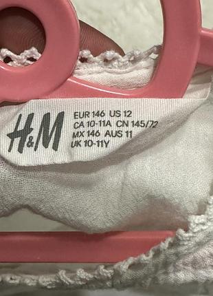 Блузка сорочка рубашка для дівчинки h&m 9