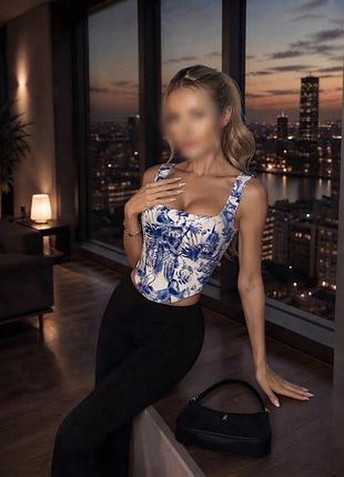 Крутий топ в стилі dior 🩵