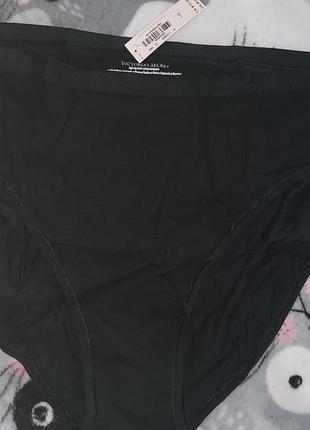 Трусики  victoria's secret high leg brief l