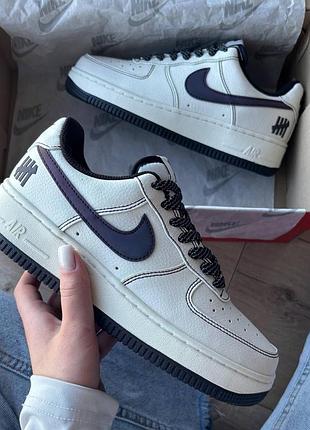 Nike air force 1 low x undefeated beige gradient 2