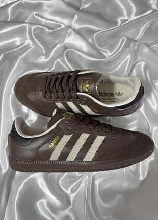 Кроссовки adidas samba brown