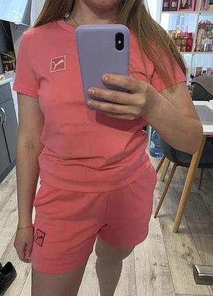 Костюм puma шорти та футболка жіночий оригінал