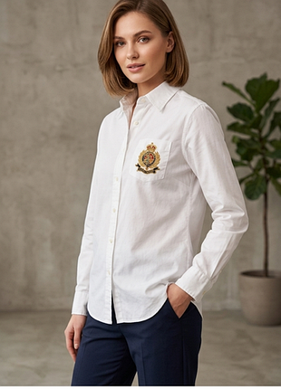 Lauren ralph lauren. хлопкова сорочка