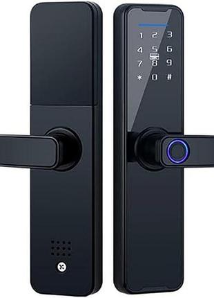 Розумний дверний замок intelligent lock s6539 електронний замок зі сканером відбитків пальців