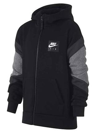 Спортивная утепленная сепка nike air на парня 6-7роков с капюшоном