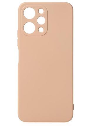 Силіконовий чохол soft silicone case для xiaomi redmi 12 (без лого) пудра