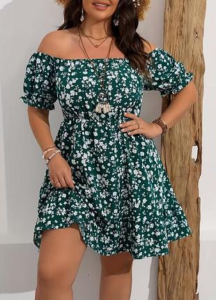 🥰 сукня в квітковий принт shein 4xl