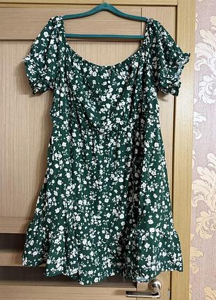 🥰 сукня в квітковий принт shein 4xl 3