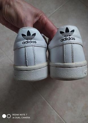 Кроссовки белые кожаные adidas 38 3