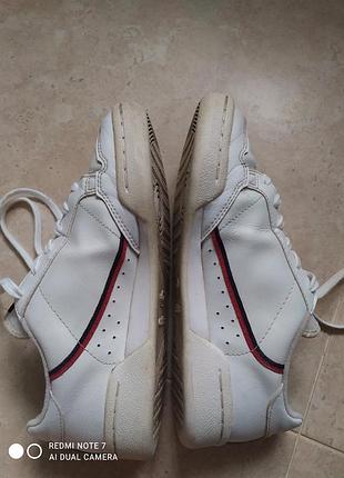 Кроссовки белые кожаные adidas 38 5