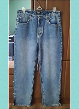 Джинсы с разрезами по бокам 14/42 👚👖👡