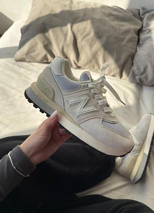 Жіночі кросівки new balance 574 legacy white