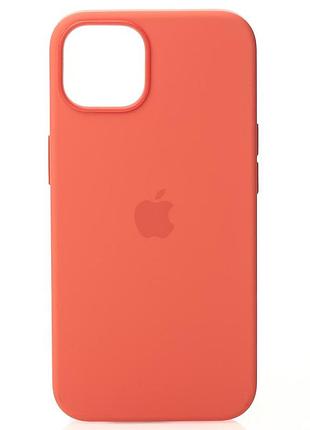 Силіконовий чохол origcase "colors" with magsafe для iphone 13 pro max nectarine