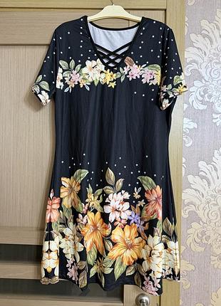 🥰сукня в квітковий принт xxl 3