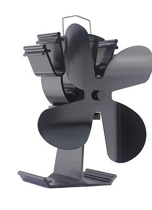 Каминный вентиятор hawcafu heat powered stove fan vdsf614b 4-лопастной вентилятор для дровяной печи