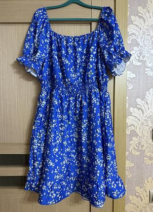🥰сукня в квітковий принт shein 4xl 2