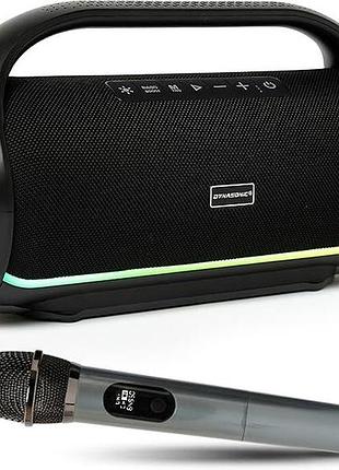 Bluetooth-колонка с микрофоном dynasonic waterproof bt speaker s90 водонепроницаемая беспроводная колонка с led подсветкой