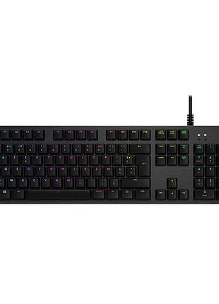 Игровая клавиатура logitech g512 механическая проводная клавиатура для пк с rgb-подсветкой