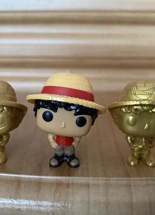 Колекційні фігурки kinder joy funko pop one piece vs504, vs513 (кіндер джой фанко поп ван піс) луффі, чоппер, зоро