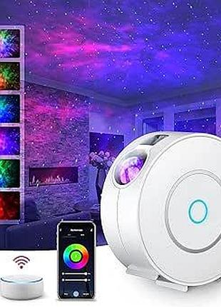 Проєктор зоряного неба suppou smart star projector nx-sk20 led wi-fi розумний нічник із голосовим керуванням